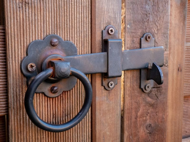 Gate Latch Installation detail